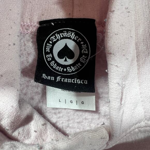 Thrasher Magazine Rose Hoodie Pink Hoodie Skate Large - Picture 4 of 7